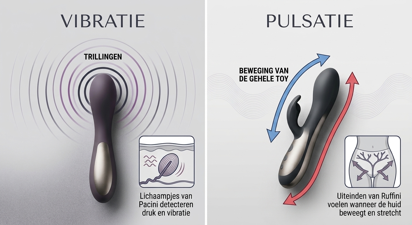Pulsatie versus vibratie Pulsatie versus vibratie